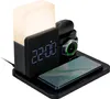 A multi-device charging station with a lamp and digital clock. Voir les images du produit