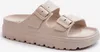 Damen Schaumstoff Plateau Pantoletten Beige Melorea 40 Produktbild-Vorschau 4