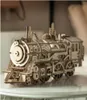 A 3D wooden model of a mechanical steam locomotive. Náhľad obrázku produktu