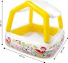 Piscine gonflable pour enfants dans le jardin avec abri Voir les images du produit 11