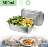 Wolketon 800ml Brotdose Metall Brotdose Thermobehälter Produktbild-Vorschau 1