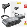Dudao nabíjačka do auta 2x USB / 3x zásuvka cigaretového Náhľad obrázku produktu 7