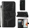 OnePlus Nord N100 Pouzdro, Motýlí Reliéf Flip Kožené Náhled obrázku produktu 1