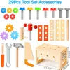 ASKSA Werkzeugkoffer Kinder Spielzeug, Montessori Produktbild-Vorschau 7