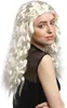 WIG ME UP Perücke Hell-Blond Mittelscheitel geflochten Produktbild-Vorschau 3