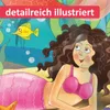 stabiles Vinyl Tischset Meerjungfrau Kinder Platzset Produktbild-Vorschau 4