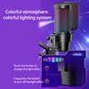 Herný mikrofón USB, počítačový mikrofón, osvetlenie RGB, Náhľad obrázku produktu 6