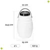 Garronda 4L Fût en plastique avec couvercle Fût à large Voir les images du produit 3