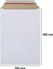 Kartonumschlag A3 für den Versand 320 x 455 mm, weiß, steif Produktbild-Vorschau 1