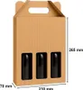 Dekorative Geschenkbox für 3 Bierflaschen, 210 x 70 x 265 Produktbild-Vorschau 1
