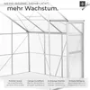 tectake® Anlehngewächshaus 4,09 m³, ohne Fundament 192 x Produktbild-Vorschau 3