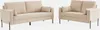 sweeek - 2-Sitzer-Sofa, mit Cordbezug und Metallfüßen - Produktbild-Vorschau 4