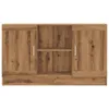vidaXL Sideboard Artisan-Eiche 120x30,5x70 cm Holzwerkstoff Produktbild-Vorschau 4