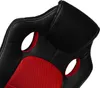 A close-up view of a black and red racing-style chair. Produktbild-Vorschau