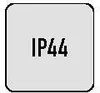A light gray square with rounded corners containing the text "IP44". Anteprima dell’immagine prodotto