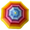 Sonnenschirm - Regenbogen-Druck - 180 cm - UV-Schutz Produktbild-Vorschau 3