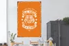 MuchoWow® Poster Jahrgang - Tiger - Orange 120x180 cm - Produktbild-Vorschau 2