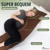 Jersey Kissenbezüge 2er Set 100% Baumwolle 40x145 cm Schoko Produktbild-Vorschau 3