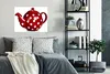 MuchoWow® Poster Große rote und weiße Teekanne 80x60 cm - Produktbild-Vorschau 4