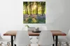 MuchoWow® Poster Frühling - Wald - Sonne 75x75 cm - Wand Produktbild-Vorschau 2