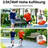 2.5K/4MP Überwachungskamera Aussen Akku,glühbirnen-kamera Produktbild-Vorschau 9