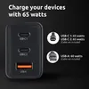 Intenso Power Adapter W65ACC GaN 2x USB-C 1x USB-A 65W    Anteprima dell’immagine prodotto 5