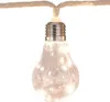 30 LED světelný řetěz s motivem žárovky na jutové šňůře Náhled obrázku produktu 7