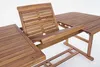 Ausziehbarer Gartentisch aus Akazienholz 100x180–240 cm Produktbild-Vorschau 4