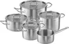 KLAMER Topf-Set 5-tlig. mit Glasdeckel, Induktion, extra Produktbild-Vorschau 1