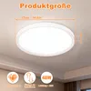 LARS360, plafonnier LED ronde, 48W, 6500K. Plafonnier plat Voir les images du produit 2