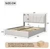 INONEFT hydraulisches bett 140 × 200 cm, polsterbett Bett Produktbild-Vorschau 6