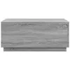 vidaXL Couchtisch mit LED-Leuchten Grau Sonoma 90x50x40 cm Produktbild-Vorschau 7