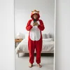 Pyjama Onesie Kigurumi Kostüm Verkleidung Akita XL: 175 - Produktbild-Vorschau 5