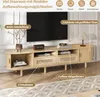 Sweiko 170x40x40cm owalna szafka pod telewizor i stolik pod Podgląd zdjęcia produktu 15