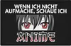 Trendation - Anime Fußmatte Geschenk Wenn Ich Nicht Produktbild-Vorschau 1