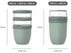 Mepal Ellipse Lunchpot-Set XL 2-teilig - Nordic Black Produktbild-Vorschau 6