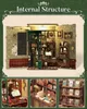 DIY Book Nook - Owl Bookstore | Puzzle 3D | DIY-Haus | Produktbild-Vorschau 10