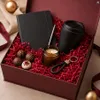 Rot Papierfüllmaterial 100 g – Dekofüllung für Geschenkkörbe, Boxen & Pakete Produktbild-Vorschau