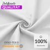 EllaTex Renforcé Bettlaken ohne Gummizug 160x200 Baumwolle Produktbild-Vorschau 4