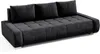 Velours 3-Sitzer Sofa DRACO, Polstercouch mit Bettfunktion Produktbild-Vorschau 2