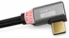 USB-C auf USB 3.2 Gen2 10Gbps 90° Winkelstecker nylon kabel Produktbild-Vorschau 4
