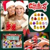 A collage of Christmas-themed images, including a couple with a gift, rubber ducks, and an advent calendar. Produktbild-Vorschau
