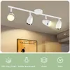 ZMH LED Deckenstrahler 16W Modern Weiß 4 Flammig Warmweiß Produktbild-Vorschau 5
