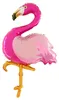Folienballon - Flamingo, 86 cm. Produktbild-Vorschau 2