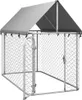 vidaXL Outdoor-Hundezwinger mit Dach 200x100x150 cm Produktbild-Vorschau 12