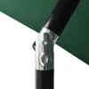 vidaXL Ombrellone con LED e palo in acciaio verde 2x3 m Anteprima dell’immagine prodotto 6