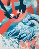 BaumwolleCloud Water Fight Herren T-Shirt monster game Produktbild-Vorschau 2