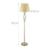Lampa parasolowa Relaxdays, dekoracyjna lampa stojąca z Podgląd zdjęcia produktu 4
