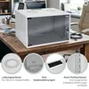 Serverschrank 19 Zoll unmontiert HMF 65700 7 HE Lichtgrau Produktbild-Vorschau