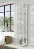 Glasvitrine >OPTIMA< in Weiß - 31,5x172x32cm (BxHxT) Voir les images du produit 1